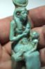 Picture of ANCIENT EGYPT. HUGE FAIENCE ISIS NURSING HORUS  AMULET.   600-300 B.C