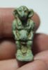 Picture of ANCIENT EGYPT. FAIENCE HYBRID AMULET. MONKEY? AND A FALCON . 600-300 B.C