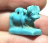 Picture of ANCIENT EGYPT. FAIENCE APIS BULL AMULET. BEAUTIFUL COLOR . 600-300 B.C  HIGH QUALITY. 