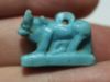 Picture of ANCIENT EGYPT. FAIENCE APIS BULL AMULET. BEAUTIFUL COLOR . 600-300 B.C  HIGH QUALITY. 