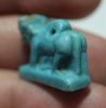 Picture of ANCIENT EGYPT. FAIENCE APIS BULL AMULET. BEAUTIFUL COLOR . 600-300 B.C  HIGH QUALITY. 