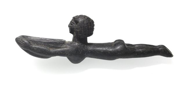 Picture of ANCIENT EGYPT. COSMETIC SPOON IN THE SHAPE OF A NUDE FEMALE . 600-300 B.C