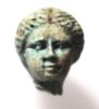 Picture of ANCIENT EGYPT. PTOLEMAIC FAIENCE HEAD . 300 -100 B.C