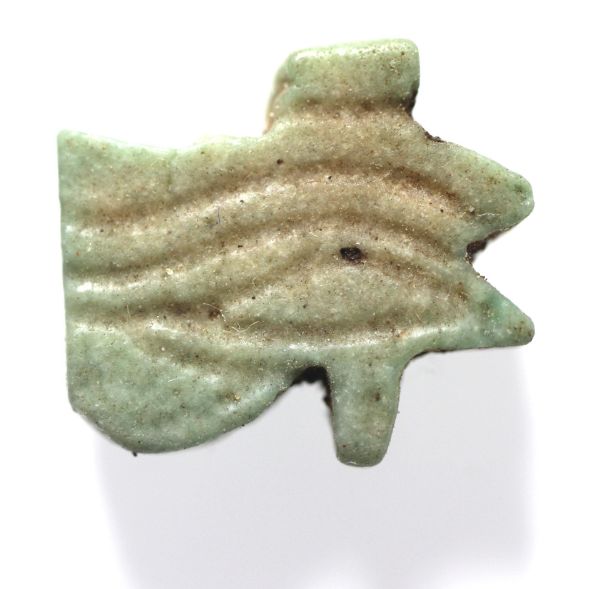 Picture of ANCIENT EGYPT. FAIENCE EYE OF HORUS AMULET. 600 - 300 B.C