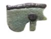 Picture of ANCIENT EGYPT. FAIENCE EYE OF HORUS AMULET. 600 - 300 B.C