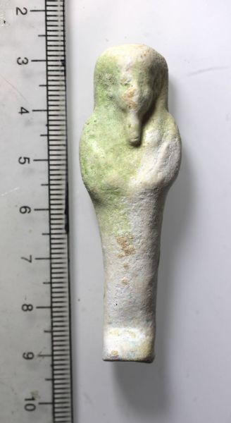 Picture of ANCIENT EGYPT. 26TH DYNASTY. FAIENCE USHABTI. 600 - 300 B.C