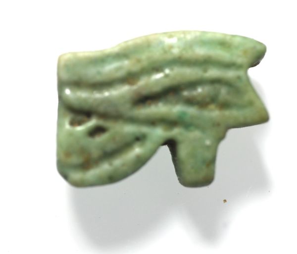 Picture of ANCIENT EGYPT. FAIENCE EYE OF HORUS AMULET. 600- 300 B.C