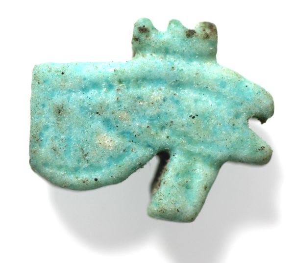 Picture of ANCIENT EGYPT. FAIENCE EYE OF HORUS AMULET. 600- 300 B.C