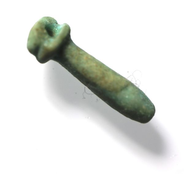 Picture of ANCIENT EGYPT. FAIENCE PAPYRUS SCEPTRE AMULET . 600 B.C 