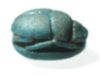 Picture of ANCIENT EGYPT. FAIENCE SCARAB. NEW KINGDOM . 1400 - 1200 B.C