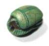 Picture of ANCIENT EGYPT. FAIENCE SCARAB. NEW KINGDOM . 1400 - 1200 B.C