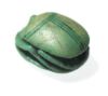 Picture of ANCIENT EGYPT. FAIENCE SCARAB. NEW KINGDOM . 1400 - 1200 B.C