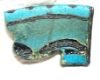 Picture of Ancient Egypt. Amarna. Faience Eye of Horus .  1341 BC – c. 1323 BC . Time of King Tutankhamun