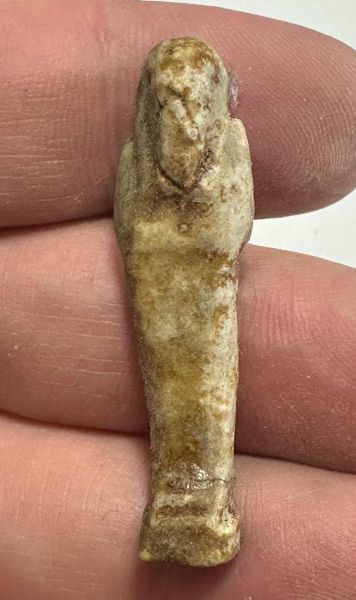 Picture of Ancient Egypt. Tiny Faience Ushabti. 600 - 300 B.C