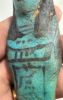 Picture of ANCIENT EGYPT. NEW KINGDOM . 19TH DYNASTY FAIENCE INSCRIBED USHABTI. 1279 - 1213 B.C