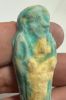 Picture of Ancient Egypt.  Faience Ushabti With traces of inscribtion. PTOLEMAIC PERIOD 300 - 200 B.C