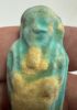 Picture of Ancient Egypt.  Faience Ushabti With traces of inscribtion. PTOLEMAIC PERIOD 300 - 200 B.C