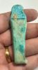 Picture of Ancient Egypt.  Faience Ushabti With traces of inscribtion. PTOLEMAIC PERIOD 300 - 200 B.C