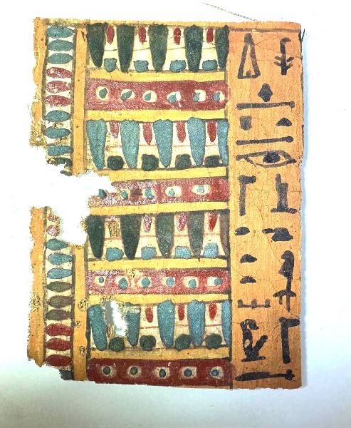 Picture of ANCIENT EGYPTIAN CARTONNAGE PANEL . C. 600 - 300 B.C