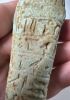 Picture of Ancient Egypt. Large Faience Ushabti With inscribtion. 600 - 300 B.C