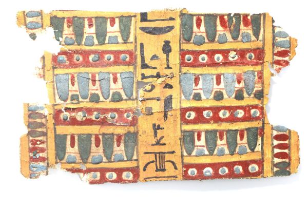 Picture of ANCIENT EGYPTIAN CARTONNAGE PANEL . C. 600 - 300 B.C