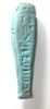 Picture of ANCIENT EGYPT. 26TH DYNASTY. INSCRIBED FAIENCE USHABTI. 600 - 300 B.C