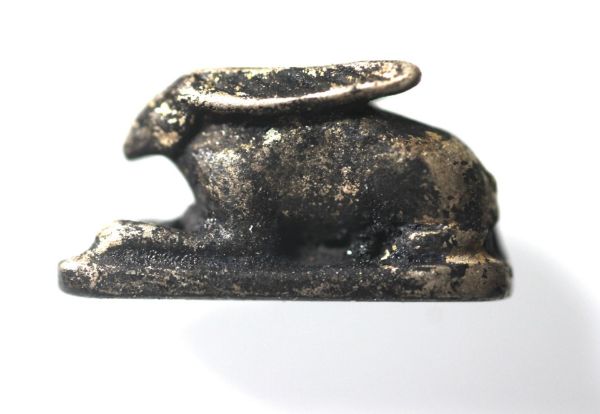 Picture of ANCIENT EGYPT. SILVER HARE AMULET. 1250 B.C