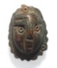 Picture of ANCIENT EGYPT.  BYZANTINE STONE PENDANT . FEMALE HEAD, TRACES OF GOLD IN EYE. 800 - 1000 AD.