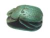 Picture of ANCIENT EGYPT.  FAIENCE SCARAB  1400 - 1200  B.C  NEW KINGDOM