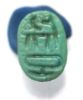 Picture of ANCIENT EGYPT.  FAIENCE SCARABOID.  1400 - 1200  B.C  NEW KINGDOM