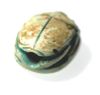 Picture of ANCIENT EGYPT.  LARGE GLAZED STONE SCARAB . NEW KINGDOM.  1400 - 1250   B.C