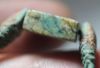 Picture of ANCIENT EGYPT.  BRONZE ROLLER RING WITH STONE SCARABOID . NEW KINGDOM.  1400 - 1250   B.C