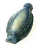 Picture of ANCIENT EGYPT.  FAIENCE SCARABOID.  1400 - 1200  B.C