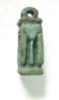 Picture of ANCIENT EGYPT.  FAIENCE SHRINE AMULET WITH BABY HORUS.  600 - 300  B.C