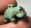 Picture of ANCIENT EGYPT.  FAIENCE HIPPOPOTAMOUS AMULET.  1075 - 650  B.C