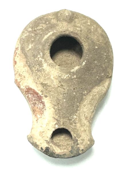 Picture of ANCIENT HOLY LAND. TERRACOTTA OIL LAMP. HERODIAN ERA. 1ST CENTURY A.D