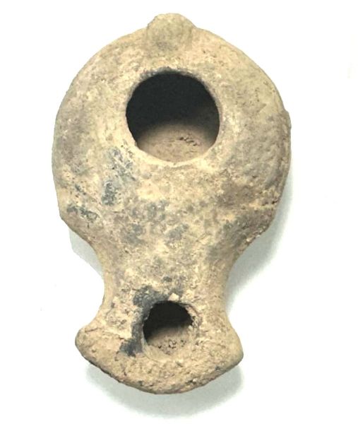 Picture of ANCIENT HOLY LAND. TERRACOTTA OIL LAMP. HERODIAN ERA. 1ST CENTURY A.D