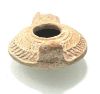 Picture of ANCIENT HOLY LAND. TERRACOTTA OIL LAMP. HERODIAN ERA. 1ST CENTURY A.D