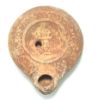 Picture of ANCIENT HOLY LAND. ROMAN TERRACOTTA OIL LAMP. . 1ST CENTURY A.D