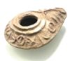 Picture of ANCIENT HOLY LAND. Byzantine terracotta oil lamp. 800 - 1000 A.D